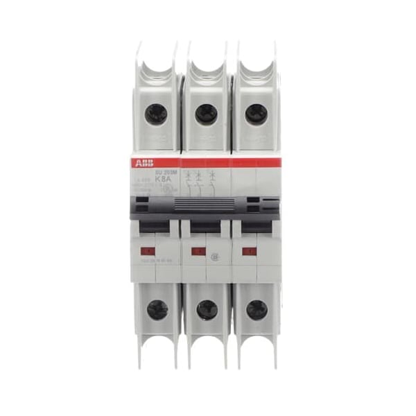 Circuit Breaker, SU203 Series, 8A, 3 Pole, 400V AC, 10kA, K Curve
